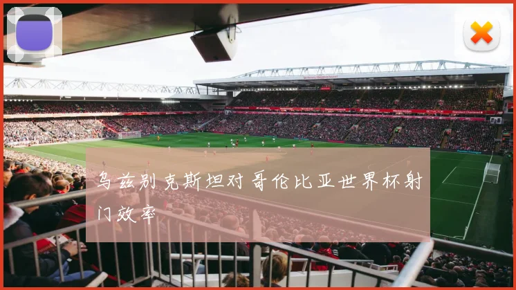 乌兹别克斯坦对哥伦比亚世界杯射门效率